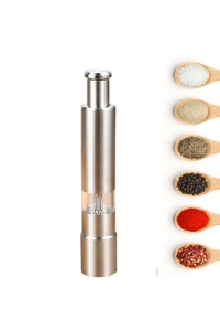 Tuz ve Kararbiber Öğütücü - Şeffaf Akrilik Hazne