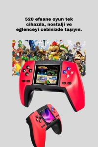 TV Bağlantılı 520 Oyunlu P5 Retro GamePad Konsol