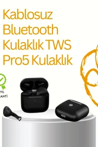 TWS Pro 5 Bluetooth Kulaklık – Gelişmiş Ses Teknolojisi ve Uzun Batarya Ömrü