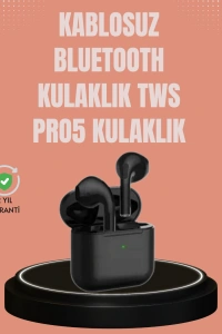 TWS Pro 5 Kulaklık – Uzun Süreli Kullanım İçin Yüksek Batarya Performansı