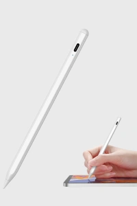 Type-C Şarjlı Dokunmatik Kalem – iPad, iPhone ve Android Uyumlu, Sessiz Çalışan