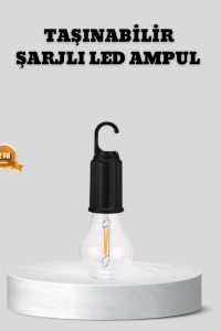 Type-C Şarjlı LED Kamp Lambası – Uzun Ömürlü Pil ve Yüksek Parlaklık