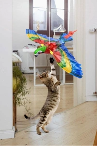 Uçan Papağan Kedi Oyuncağı
