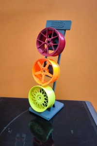 Üçlü Jant Dekoratif Aksesuar Renkli Modern Salon Dekoru