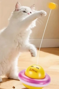 UFO Şekilli Ördek Kedi Oyuncağı