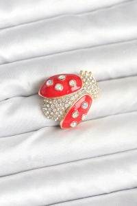 Uğur Böceği Model Broş