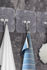 Ultra Güçlü Yapışkanlı 10LU Şeffaf Askı