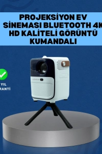 Ultra HD Çözünürlüklü Taşınabilir Projektör – 1920x1080 Piksel Görüntü Kalitesi