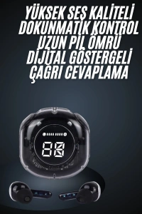 Ultrapods Led Göstergeli  Kulaklığı ANC Destekli Bluetooth 5.3