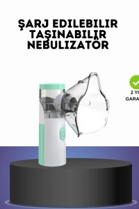 Ultrasonik Frekanslı Şarj Edilebilir Nebülizatör