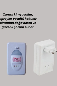Ultrasonik Haşere Kovucu Cihaz 150 m2 Etki Alanı