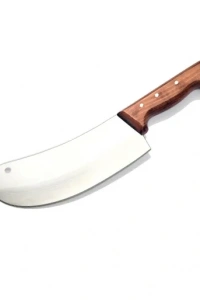 Ündeğerli Bursa Paslanmaz Mutfak Soğan Satırı, Börek Bıçağı No:1, 15 cm - Ahşap Sap