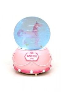 Unicorn Işıklı Kar Küresi