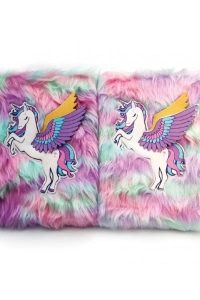 Unicorn Tasarımlı Peluş Hatıra Defteri