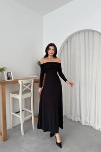 Uras Straplez Elbise