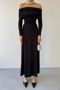 Uras Straplez Elbise