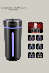 USB Bağlantılı LED’li Hava Nemlendirici Aromaterapi Buhar Difüzörü