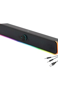 USB Jak Ve Mikrofon Çıkışlı RGB Hoparlör