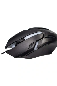 USB Kablolu Işıklı 3D Optik Mouse