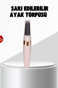 USB Şarjlı Ayak Törpüsü Nasır Temizleyici Elektrikli
