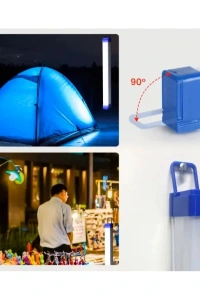 USB Şarjlı LED Aydınlatma Işıldak 3 Farklı Işık Modu