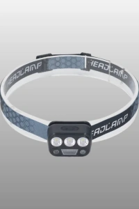 USB Şarjlı LED Kafa Lambası 300 Lümen Güç Göstergeli