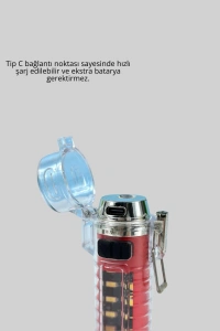 USB Şarjlı Suya Dayanıklı Elektrikli Çakmak