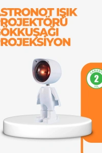 USB Şarjlı Taşınabilir Gün Batımı Projektör Lambası