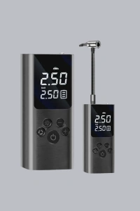 USB Şarjlı Taşınabilir Hava Kompresörü Dijital Ekranlı