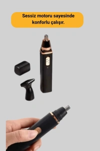 USB şarjlı, yıkanabilir başlıklı kişisel bakım cihazı-Tıraş Makinesi