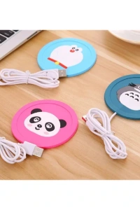 USB Silikon Bardak Altı Isıtıcı