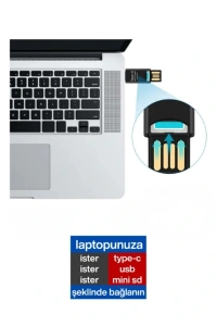 USB To Type-C Kart Okuyucu