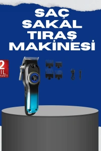 USB Type-C Şarjlı Kablosuz/Kablolu Erkek Tıraş Makinesi
