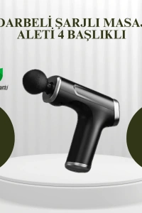 USB Type-C Şarjlı Taşınabilir Masaj Tabancası