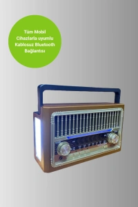 USB ve Hafıza Kart Girişli Radyo Hoparlör
