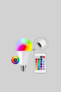 Uzaktan Kumandalı Akıllı LED Ampul, Enerji Tasarruflu