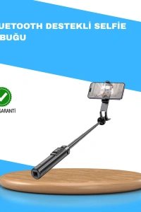 Uzaktan Kumandalı Bluetooth Selfie Çubuğu– 130 cm Ayarlanabilir