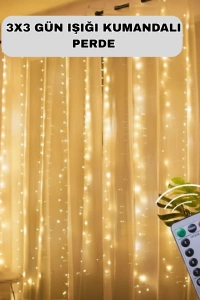 Uzaktan Kumandalı Perde Tipi Günışığı Peri Led Işık Dekorasyon