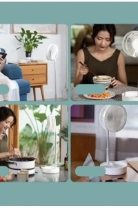 Uzaktan Kumandalı USB Mini Masaüstü Fan