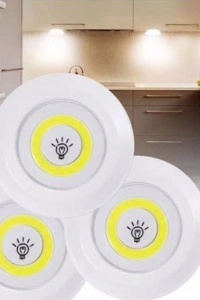UZAKTAN KUMANDALI YAPIŞKANLI LED SPOT LAMBA WT-364