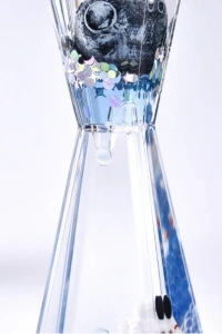 Uzay Temalı Dökülen Yağ Kum Saati