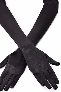 Siyah Uzun Gösteri Eldiveni