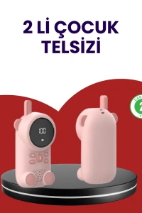 Uzun Menzilli Bebek Telsizi – VOX Modlu, Renkli LCD Ekranlı