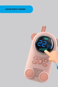 Uzun Menzilli Bebek Telsizi – VOX Modlu, Renkli LCD Ekranlı