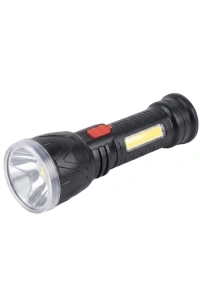 Uzun Menzilli Işıldak Şarjlı 9 LED 4 Kademeli Aydınlatma