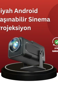 Uzun Ömürlü Lamba ve Dahili Hoparlörlü Ev Sinema Projektörü