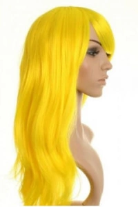 Uzun Peruk Saç -  Açık Sarı