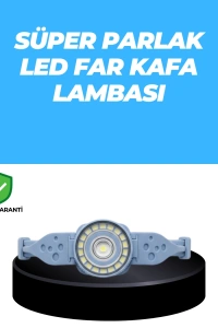 Uzun Pil Ömürlü Kamp ve Dağcılık Kafa Lambası