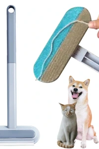 Uzun Saplı Evcil Hayvan Tüy Temizleme Fırçası