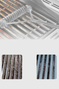 Uzun Saplı Paslanmaz Çelik Izgara Temizlik Fırçası